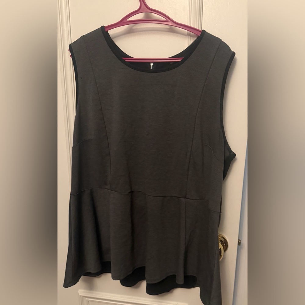 Sleeveless Gray Women's Top